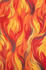 A fiery and vibrant wallpaper with shades of red, orange, and yellow resembling flames