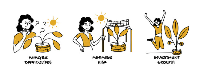 The concept of smart, safe investment strategy advice