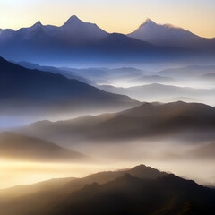 Capturing Misty Valleys. Generative Ai
