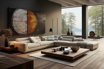 Minimalist luxury living room