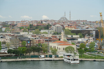 Obraz premium View of Istanbul from the Bosphorus- Türkiye