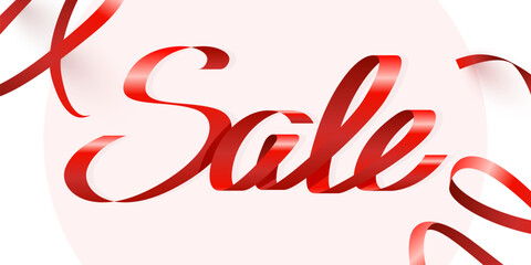 Big Sale. Discount creative composition. Mega Sale.