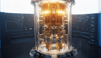 Quantum Computer in a dark room