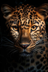 Close-up portrait of leopard