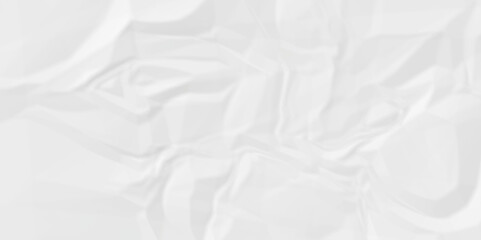 White crumple paper wrinkled poster template ,blank glued creased paper texture background. white paper crumled backdrop background. used for cardboard and clarkboard.