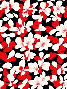 High-quality desktop wallpapers with flowers. Generative AI