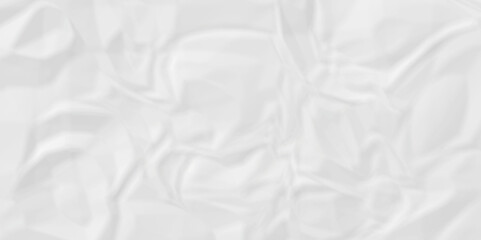 White crumple paper wrinkled poster template ,blank glued creased paper texture background. white paper crumled backdrop background. used for cardboard and clarkboard.