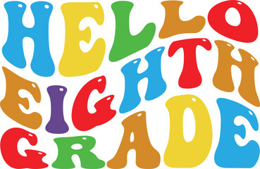 Back to School Retro Svg Design