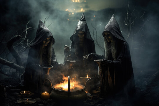 Witches And Their Cauldron