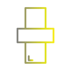 Fototapeta premium Current Flow Pipe Gradient Icon