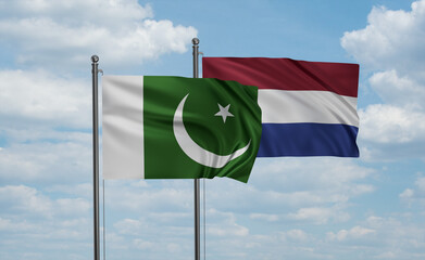 Netherlands and Pakistan flag