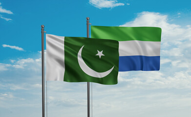 Sierra Leone and Pakistan flag