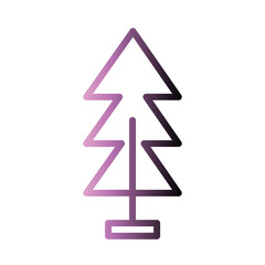 Forest Nature Tree Gradient Icon