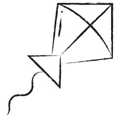Hand drawn Kite Icon