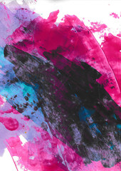 Painted abstract watercolor background