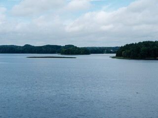 calm evening rest by the lake