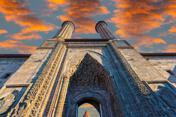 The Double Minaret Madrasa belongs to the Seljuk period. It is the historical and touristic symbol...