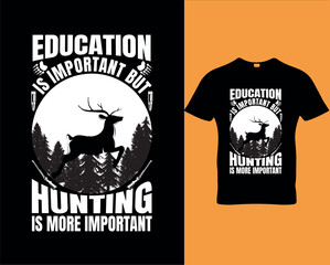 Advanced Hunting deer t-shirt design