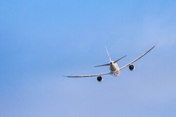 離陸した飛行機