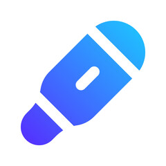 thermometer gradient fill icon