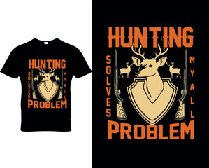 Advanced Hunting deer t-shirt design