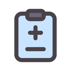 medical report flat line icon
