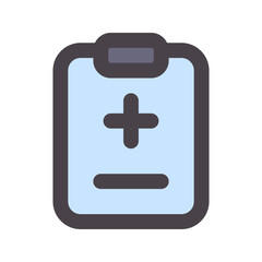 medical report flat line icon