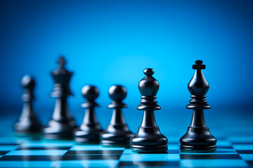 chess pieces on a chessboard