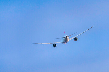 離陸した飛行機