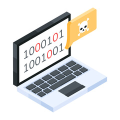 Trendy Collection of Cybersecurity Isometric Icon

