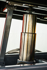 Hydraulic mechanism on modern machine