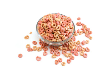 Delicious and nutritious fruit cereal loops flavorful, healthy and funny addition to kids breakfa