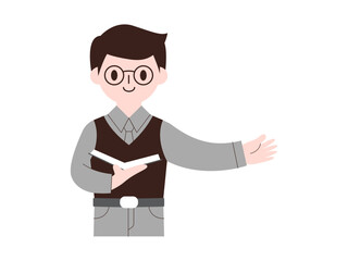 the teacher is explaining