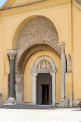 Fototapeta na wymiar Santa Sofia Church (Chiesa di Santa Sofia), UNESCO World Heritage Site, Benevento, Campania, Italy