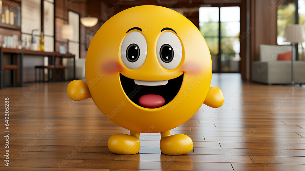 Poster a beautiful smile icon design made with generative ai