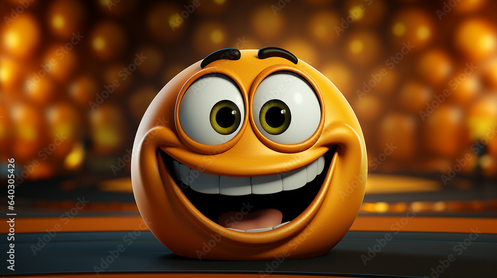 Poster a beautiful smile icon design made with generative ai