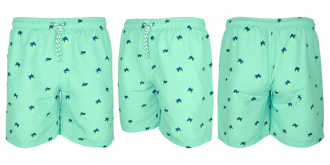 Images of a man's beach shorts