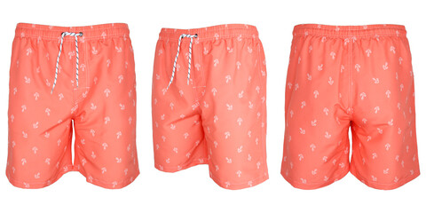 Images of a man's beach shorts
