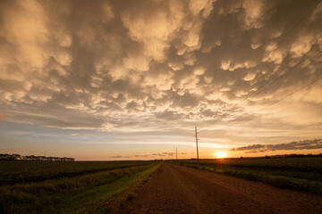 Orange Cloud Sunset