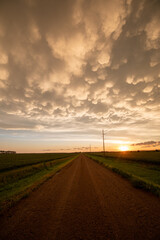 Orange Cloud Sunset