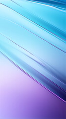 beautiful abstract blue and purple glass rainbow wave in motion background. Dreamy fantasy iridescent gradient design element for banner, background, wallpaper and cover. Generative AI