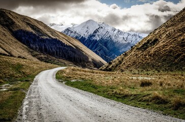 road in mountains