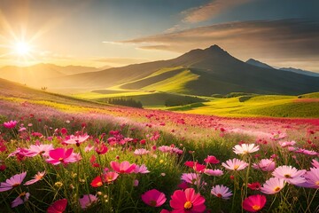 Obraz premium sunrise in the mountains