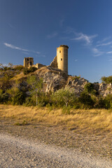 Chateau de l´Hers ruins near Chateauneuf-du-Pape, Provence, France