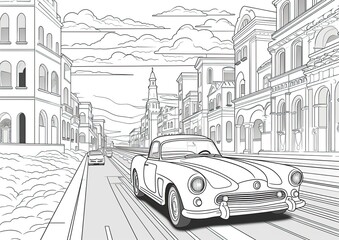 Join the adventure with this exciting number 1 to 9 coloring page, creating an exciting coloring canvas. Kids and adults alike will love bringing this sea scene to life. made with Generative AI