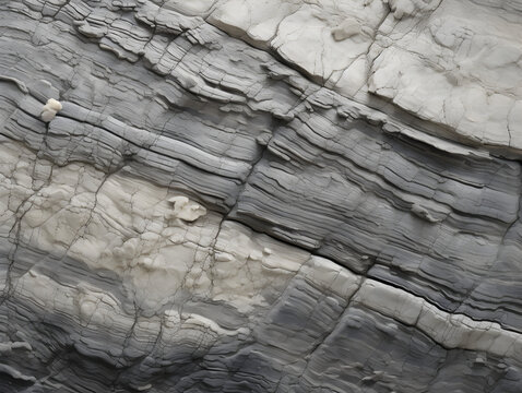 Intricate Details of Weathered Stone Texture Revealing Eons of Natural Transformations.