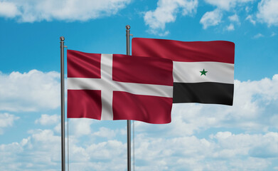 Venezuela and Denmark flag