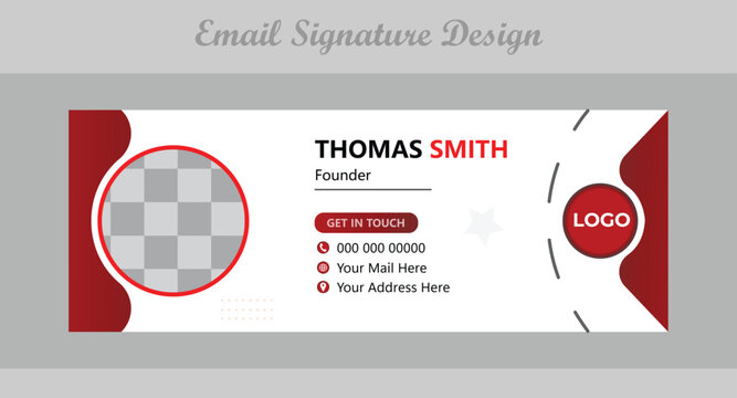 Email signature design, Email signature design template, Email signature