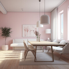 Barbie Inspired Dining room