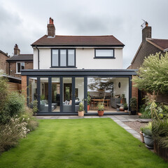British modern home extension